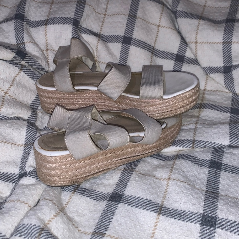 Wedged sandal